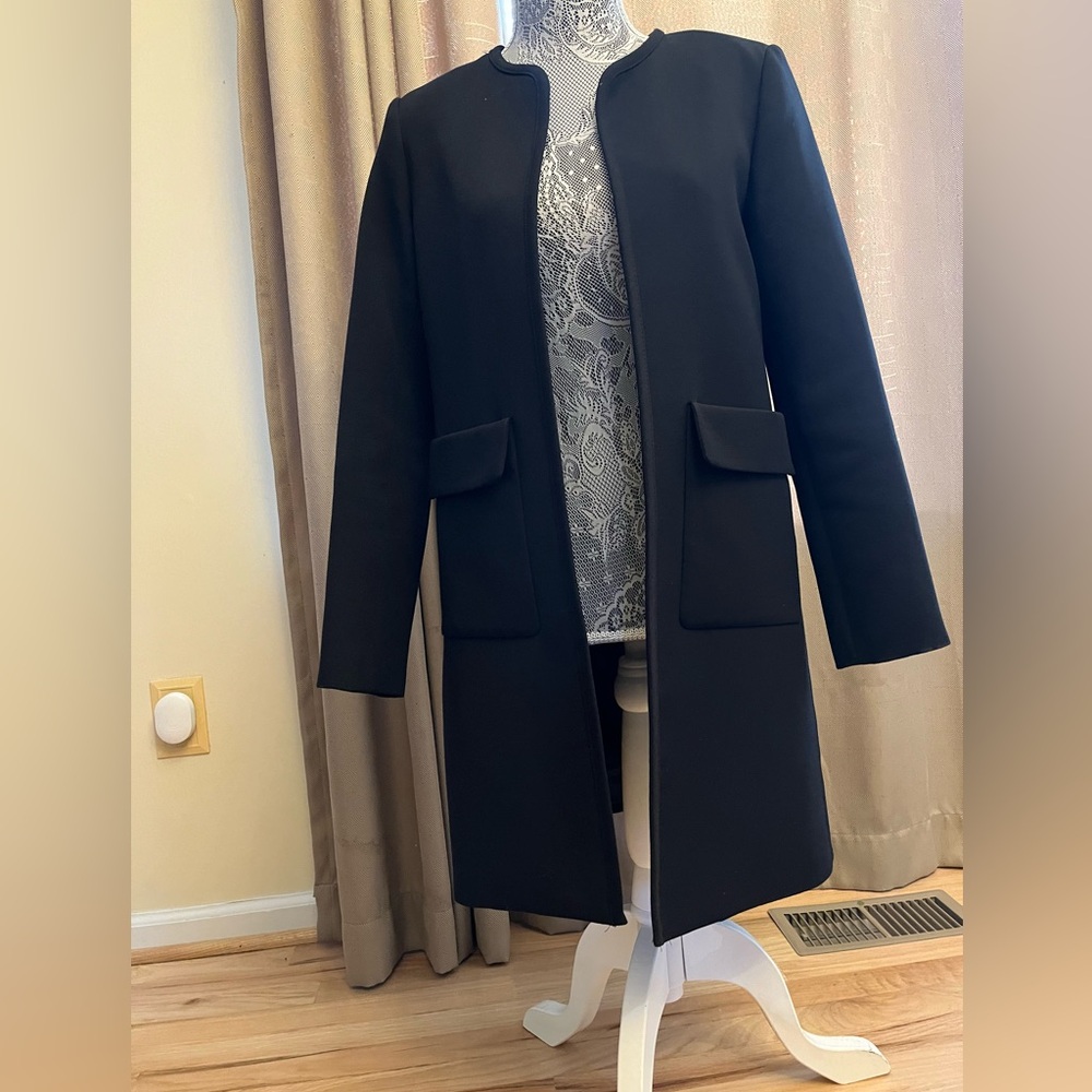 H and M overcoat blazer jacket
